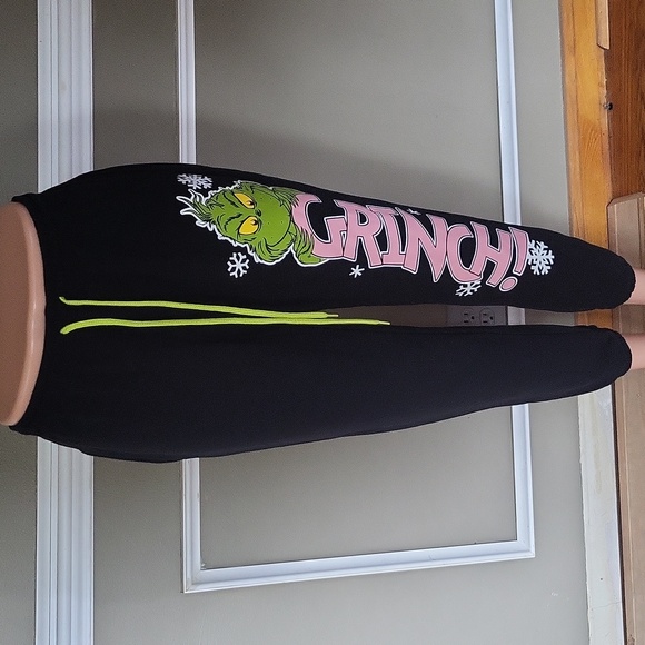 Dr. Seuss The Grinch Black Joggers - Picture 2 of 10